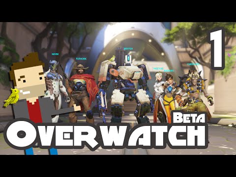 Overwatch Beta Multiplayer Gameplay! Bastion Gameplay