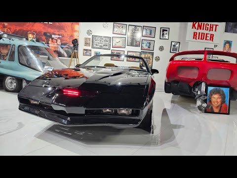Dezerland Auto museum KITT! Screen used Knight Rider KITT, General Lee, Ecto1, BTTF DeLorean, &MORE!