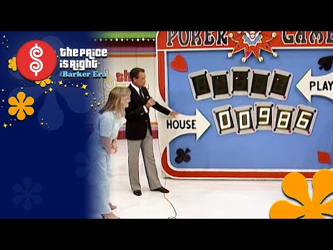 Contestant Goes for Four Fabulous Prizes Playing Now-Retired POKER GAME! - The Price Is Right 1984