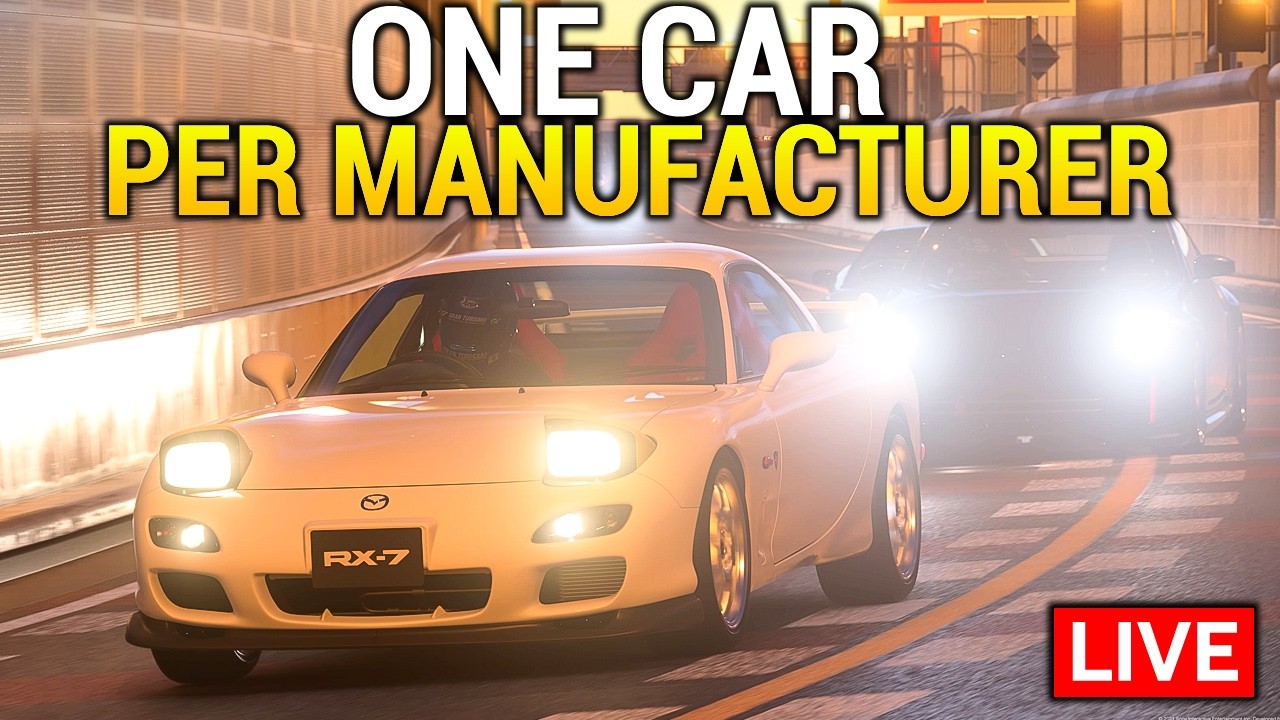 Can I Beat EVERY Gran Turismo While Using 1 Car Per Manufacturer? #15 - !rules !cars