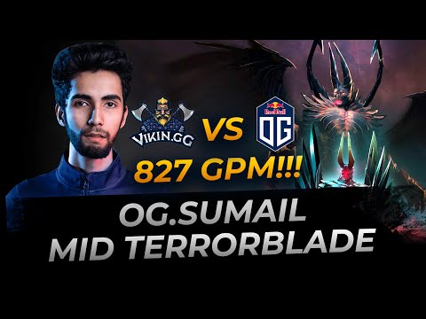 Sumail Terrorblade Mid 827 GPM - Dota 2 Replay Full Gameplay
