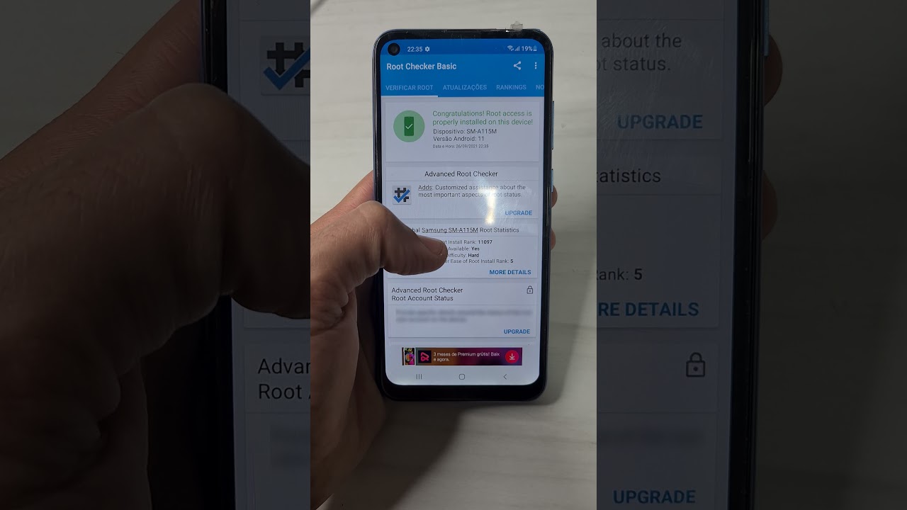 como fazer root no Samsung A11 Android 11 com Apenas 1 Arquivo #shorts