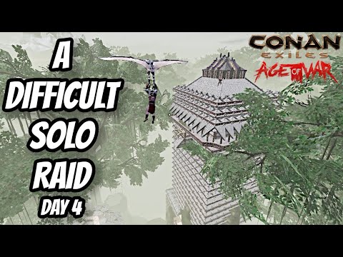DAY 4 on a PvP Server - Conan Exiles