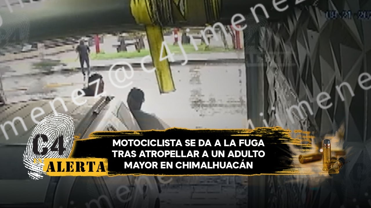 Motociclista arrolla a adulto mayor de 81 años en Chimalhuacán; está grave y el responsable huyó