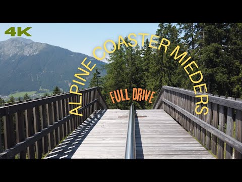 Alpine Coaster Mieders no Tirol (Áustria) - Full Drive [4K] julho de 2021