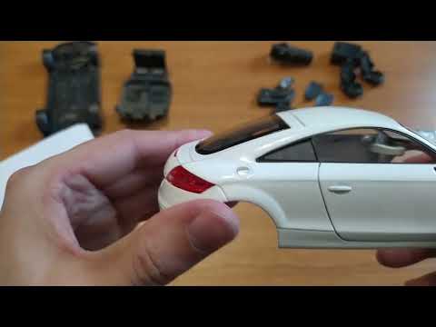 Welly Audi TT Coupe DIY Kit Build - 1:24 Scale Diecast Model (No Talking)