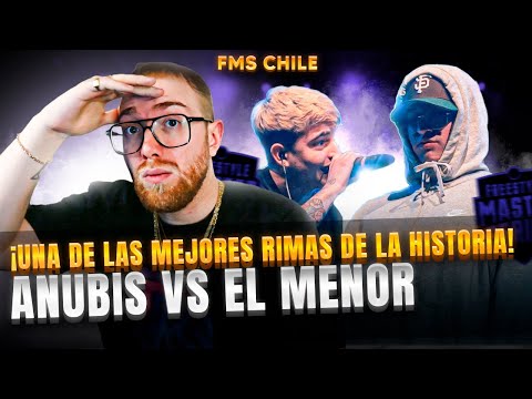 ¡UNA DE LAS MEJORES RIMAS DE LA HISTORIA! | ANUBIS VS EL MENOR FMS CHILE J3