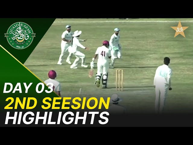 2nd Session Highlights | Multan vs Bahawalpur | Day 3 | Quaid-e-Azam Trophy 2025-26 | PCB | M2P1K