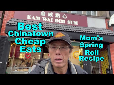Best Chinese Food In North America (Kam Wai Dim Sum In Chinatown) My Delicious Spring Roll Recipe