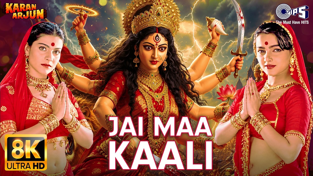 Jai Maa Kali - 8K | Karan Arjun | Navratri Song | Kali Mata Song | Kumar Sanu | Alka Yagnik