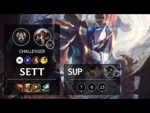 Sett Support vs Alistar - KR Challenger Patch 10.16
