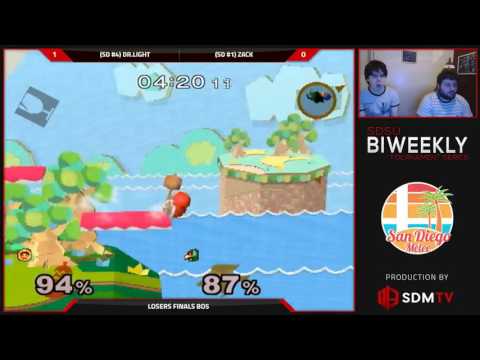SDSU Biweekly 65 - Dr. Light (ICs) vs. Zack (Falco) - SSBM Losers Finals - Smash Melee