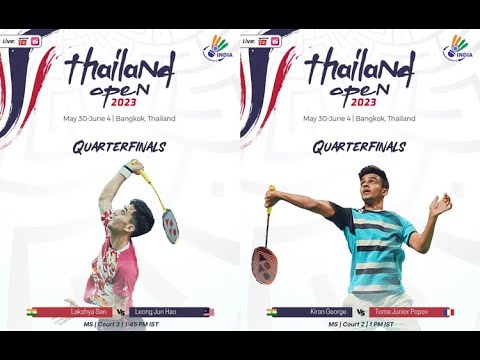 Kiran George and Lakshya Sen Storms into quarterfinals