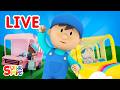 LIVE Summertime Adventures At Carl S Carwash ️ Cartoons For Kids Super Simple Songs