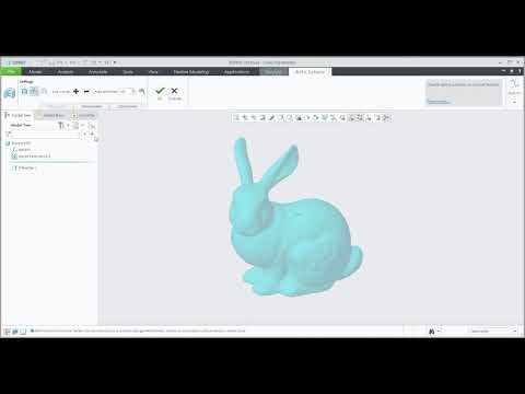 Creo Reverse Engineering Automatic surfacing