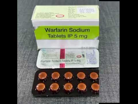 5Mg Warfarin Sodium Tablets For Heart Diseases