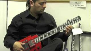 David Moldanado plays a Starr Labs Ztar Z7S MIDI Guitar controller