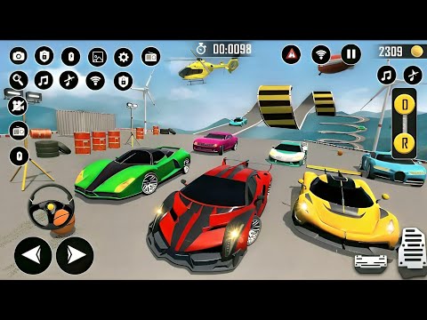 GT Impossible Sport Car Racing 2024 - Mega Ramp Car Stunt Master Simulator - Android GamePlay