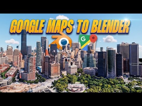 Google Mas 3D in Blender