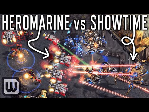 StarCraft 2: EPIC DEFENSE! HeroMarine vs ShoWTime