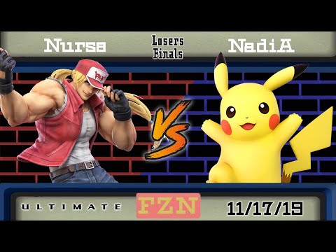 NadiA (Pikachu) vs. Nurse (Terry) - Losers Finals - Flat Zone November