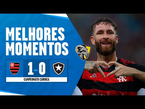 FLAMENGO 1 X 0 BOTAFOGO | CAMPEONATO CARIOCA | MELHORES MOMENTOS