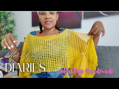 Crochet Poncho and making MORE Kat Ray Handmade Bags | Ep 4. Kat's Crafts Diaries