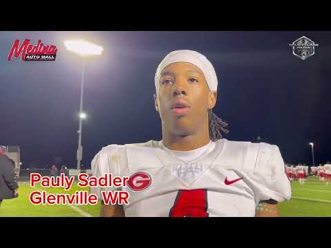 Glenville Tarblooders Pauly Sadler & Coach Ted Ginn Sr. after their 13-0 D4 Regional Quarterfinal