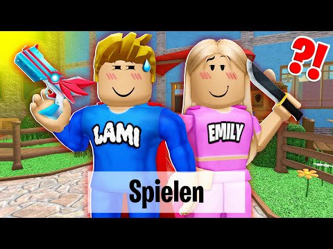 LAMI & EMILY spielen ZUM ERSTEN MAL MM2 in Roblox!