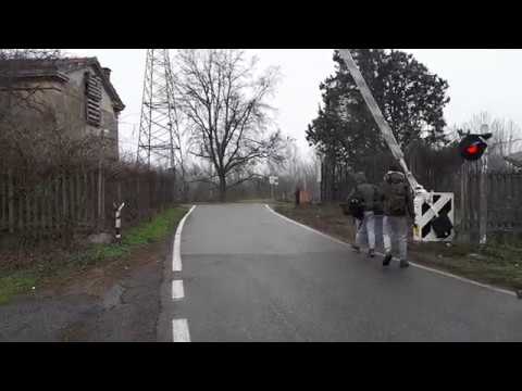 Passaggio a livello di via Giordano Bruno - Casalpusterlengo (LO) / Level Crossing / paso a nivel /