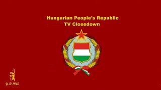 Hungarian People's Republic TV Closedown (1989)
