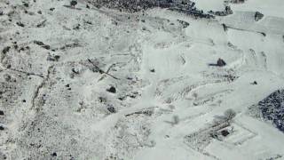 preview picture of video 'Huérmeces del Cerro vista desde el pico Lutuero (el otero)'
