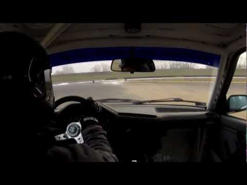 SuperOES Wigilijny, Tor Poznań 2012 - Karol Wiza / Dominika Wiza, BMW E30 318is, Dzień 2, OS5