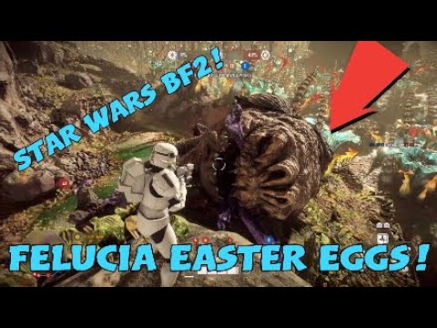 Star Wars BF2 Felucia Easter eggs!!!