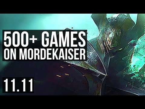 MORDEKAISER vs RENEKTON (TOP) | 7 solo kills, 1.9M mastery, 500+ games, 8/2/5 | KR Diamond | v11.11