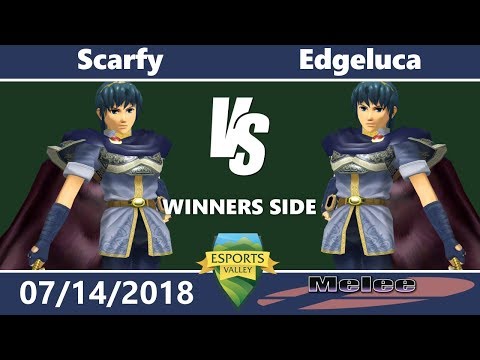 Shinespiked 10 Melee: Pools - Scarfy (Marth) vs Edgeluca (Marth)