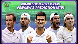 🎾Wimbledon 2023 Draw Preview & Predictions | Djokovic Good Draw, Alcaraz, Rune, Tsitsipas Same Half