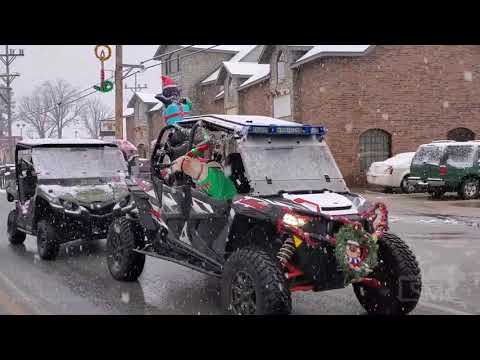12-13-2020, Forsyth, Missouri - Snow During Annual Christmas Parade
