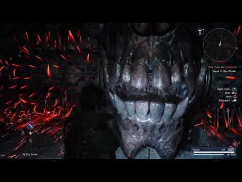 Final Fantasy XV playthrough pt129 - The Skeleton Room/Gravity Goes CRAZY!