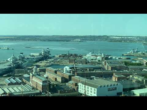 Breathtaking view from Spinnaker Tower, Portsmouth UK 😍