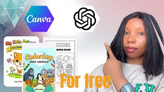 How to Create a Coloring Book for FREE with Al and Canva (Amazon KDP)