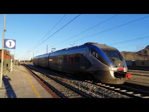 LA PARTENZA DEL MINUETTO E. DALLA STAZIONE DI BORGO S. DALMAZZO (CN) DOM. 9 - 12 - 2018