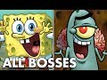 SpongeBob S Truth Or Square All Bosses No Damage And Power Ups