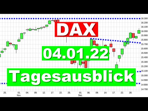 DAX Charttechnik ✯Tagesausblick✯ Analyse für 04.01.2022 Aktien Wertpapiere traden geldanlage news