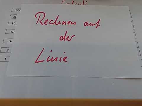Rechnen auf der Linie - Division