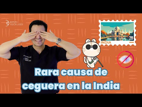 Rara causa de ceguera en la india