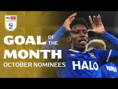 Vote for the Sky Bet Championship Goal of the Month: October 2025