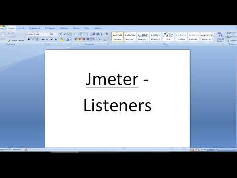 Performance Testing Expert   Jmeter Listeners in Detail