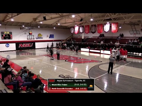 NGU Men's Basketball 2016-17 - North Greenville vs. Mount Olive Highlights