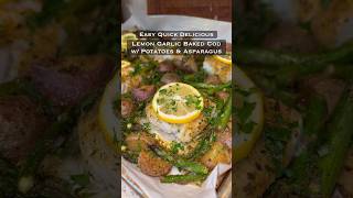 Download lagu One Pan Lemon Garlic Baked Cod w/ Potatoes & Asparagus mp3 Download lagu One Pan Lemon Garlic Baked Cod w/ Potatoes & Asparagus mp3